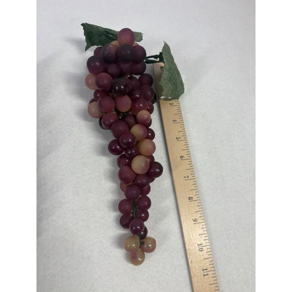 Artificial Grape Clusters‎ Lot 22pc Purple Green Red Home Decor 90s